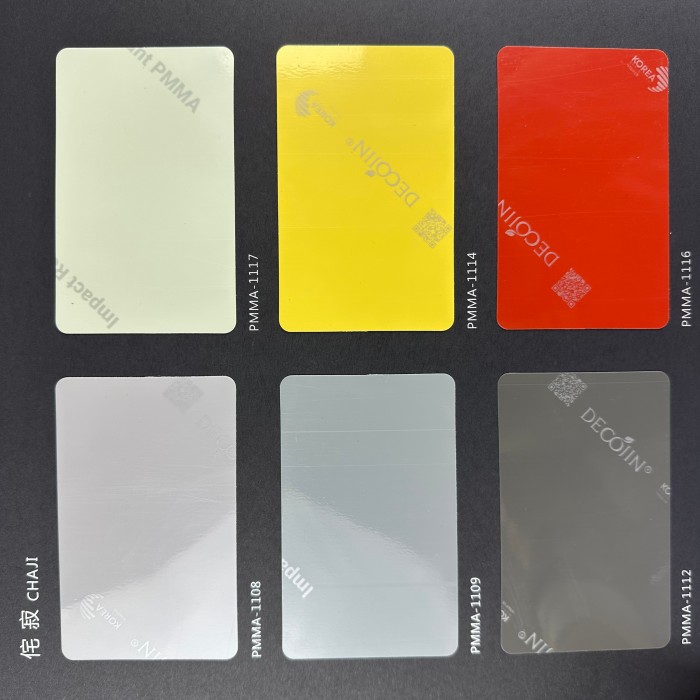 Diamond Edge Processed Acrylic Door Panels