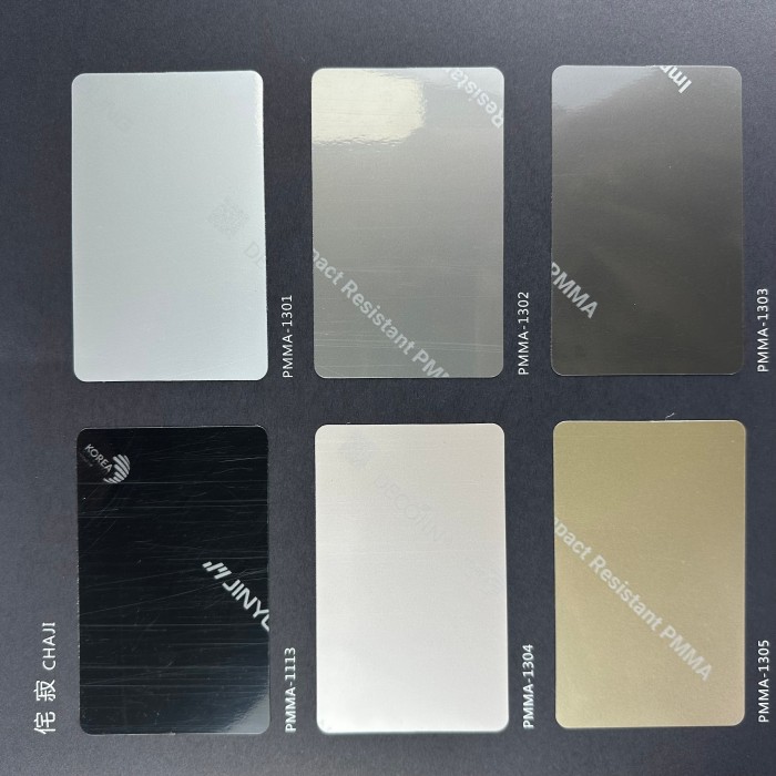 Diamond Edge Processed Acrylic Door Panels